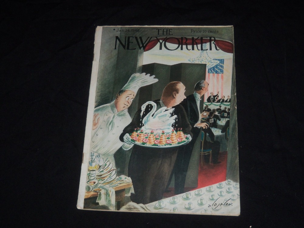 1948 January 24 The New Yorker Magazine - Illustrated Cover - Ny 198