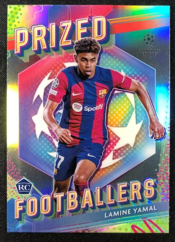 2023-24 Topps Finest Lamine Yamal  #PF-8 UCL UEFA Prized Footballers