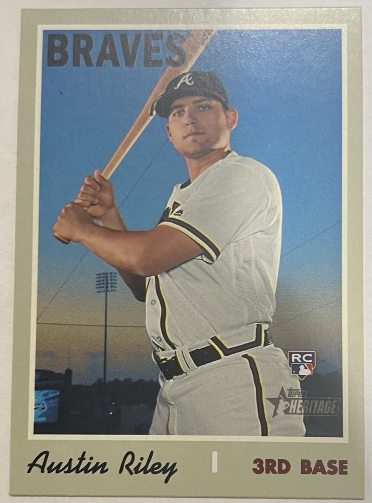 2019 Topps Heritage High Number - Austin Riley #614 (RC)