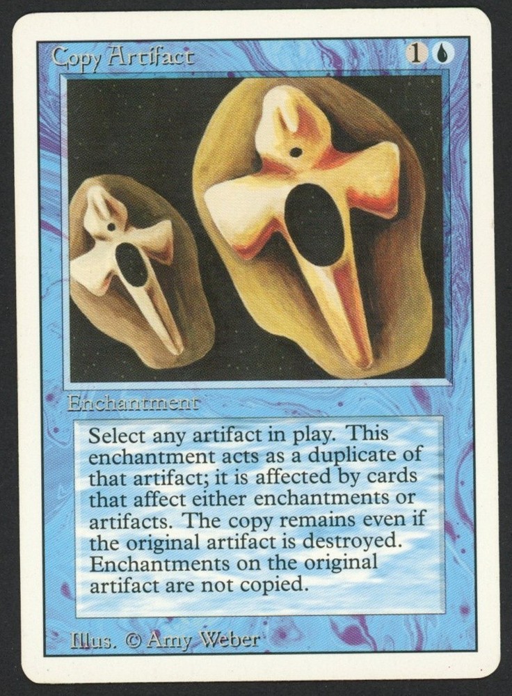 ***Copy Artifact*** MTG Revised Magic Kid Icarus