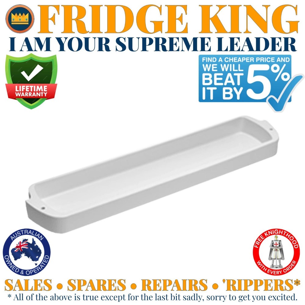 883941 Fisher & Paykel fridge large full width door bottle shelf bin guard 635