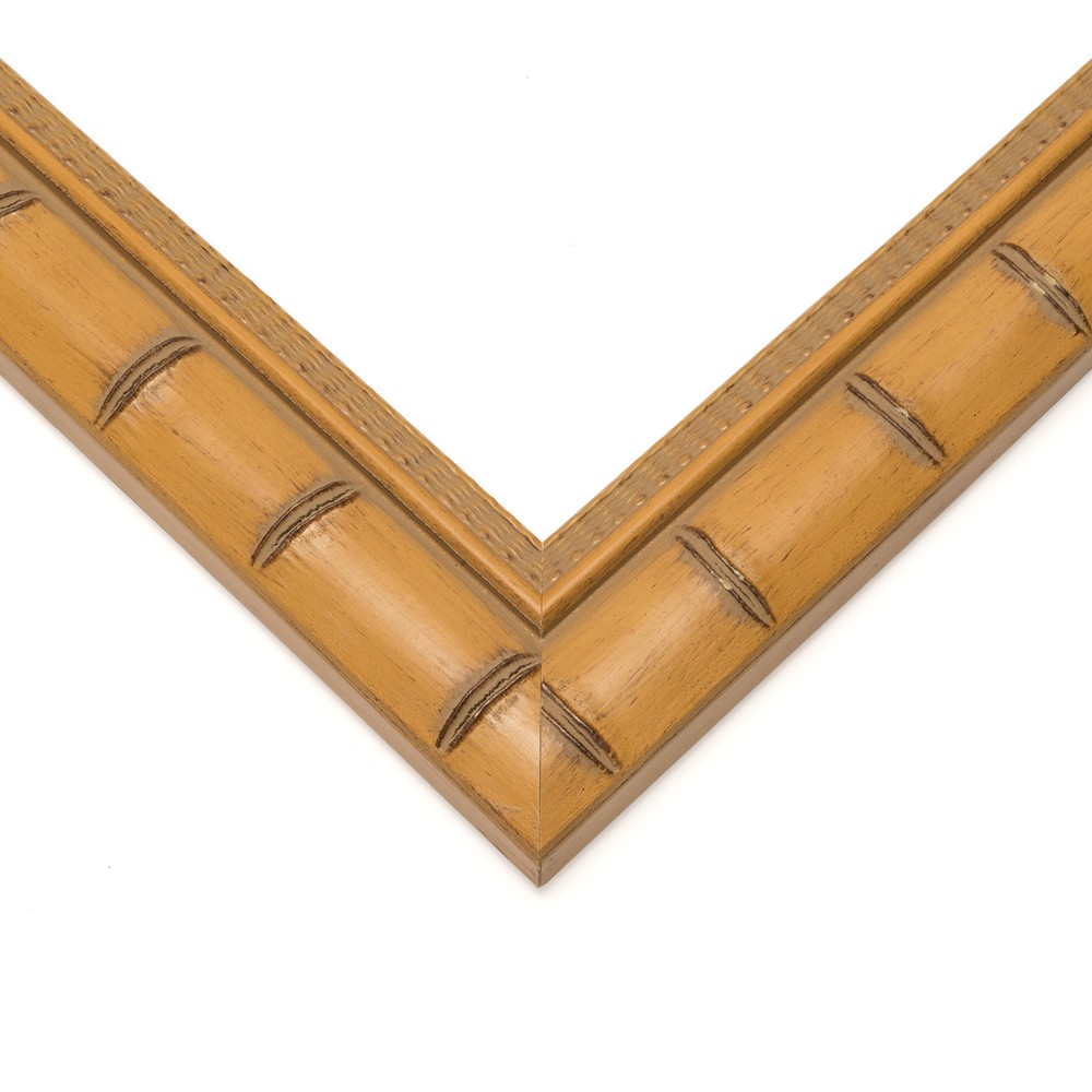17x20 Light Brown Bamboo Real Wood Picture Frame Width 1.5 inches | Interior Fra