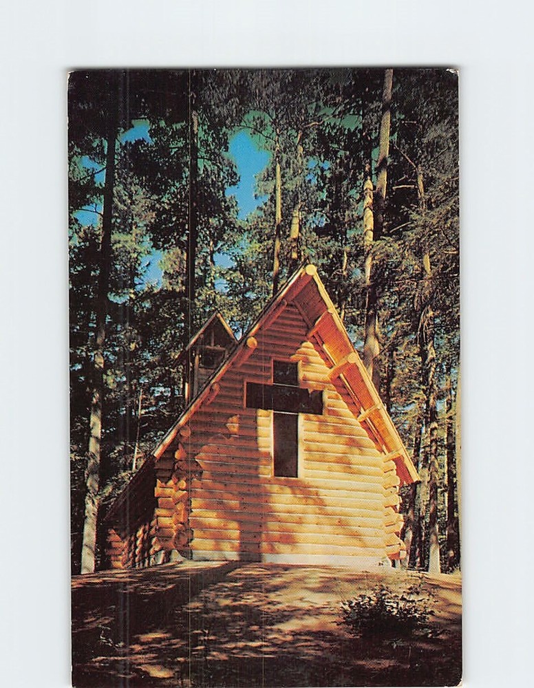 Postcard Chapel in the Pines Hartwick Pines State Park Grayling Michigan USA