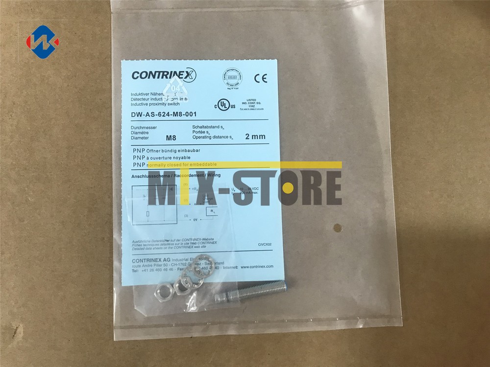 1PC New Contrinex DW-AS-624-M8-001 Sensor&Proximity Switch