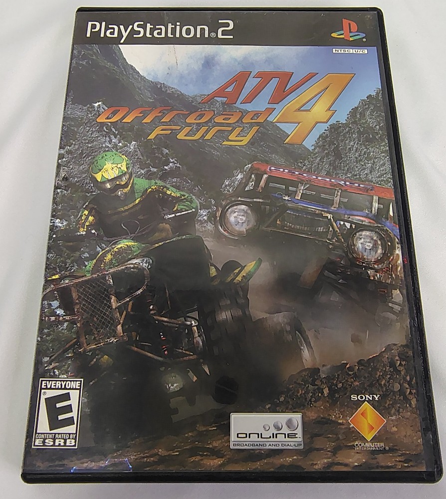 ATV Offroad Fury 4 Sony PlayStation 2 PS2 2006 w/Manual & Reg Tested & Works