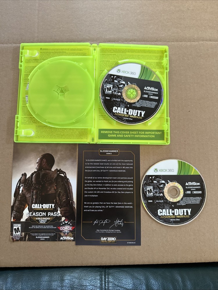 Call of Duty: Advanced Warfare -- Day Zero Edition (Microsoft Xbox 360, 2014)