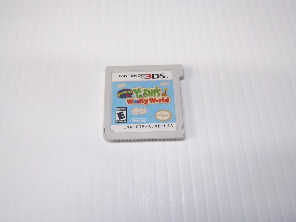 Poochy & Yoshi's Woolly World  GAME ONLY  - NINTENDO 3DS - FAST SHIPPING  511a