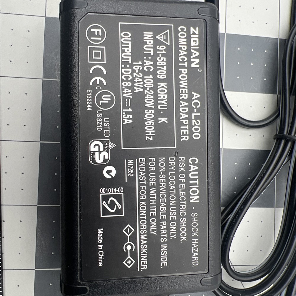 Original AC Adapter Charger for Sony Handycam DCR-SX65 DCR-SX85 Series Camcorders-image