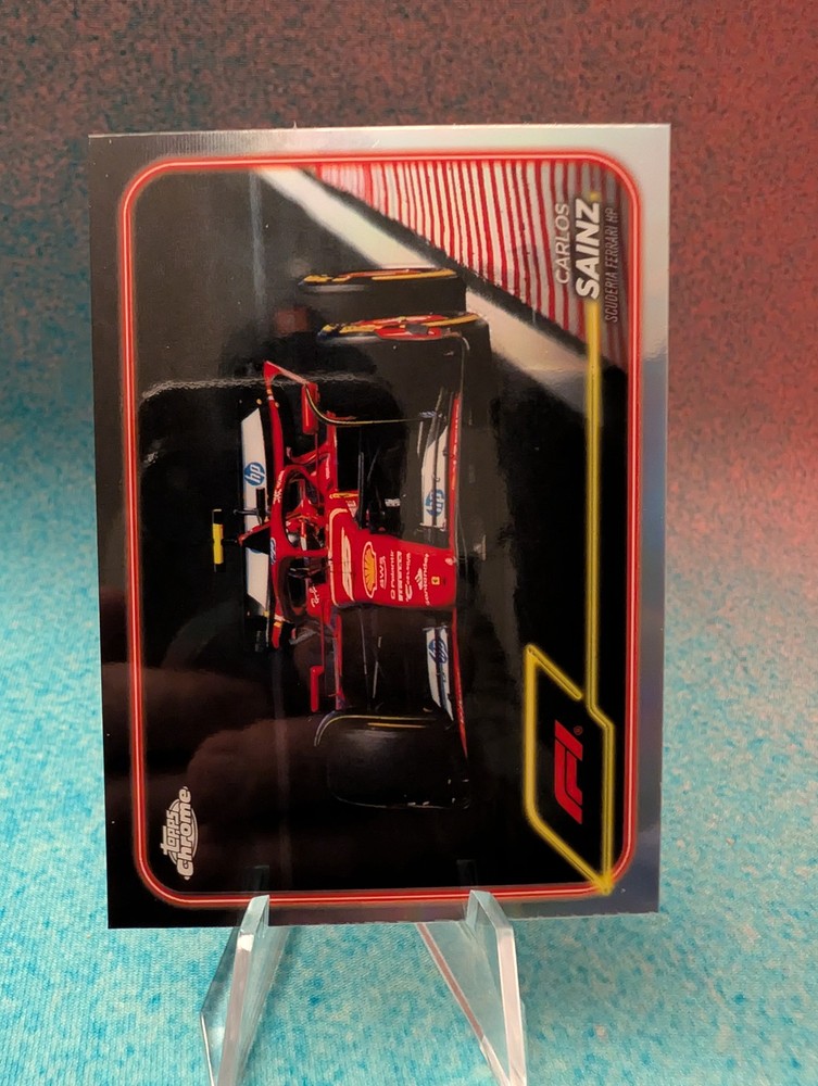 2024 Topps Chrome Formula 1 #76 Carlos Sainz Refractors