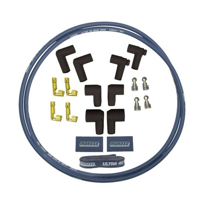 Moroso 73240 Ultra 40 Sleeved Coil Wire Kit 8.65mm Spiral Core Wire Length: 48 B