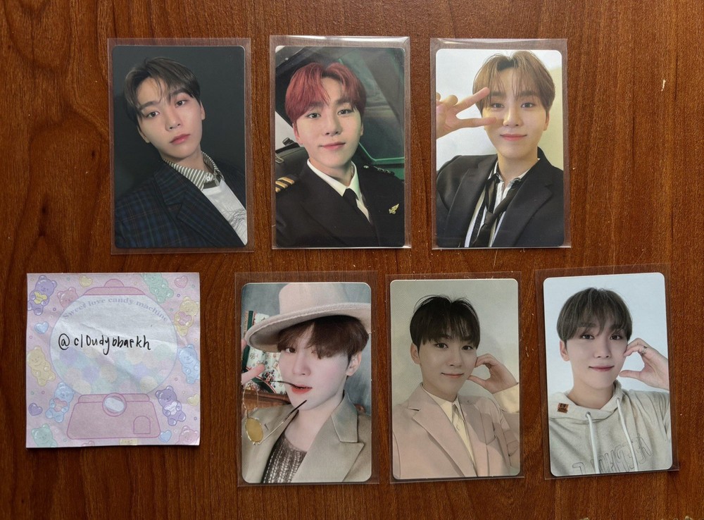 Random Official Boo Seungkwan (SEVENTEEN) Photo cards (SOLD ALL TOGETHER)