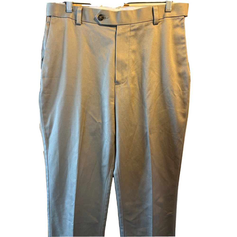 Roundtree & Yorke Men’s 32x30 brown Heather Performance Stretch Pants