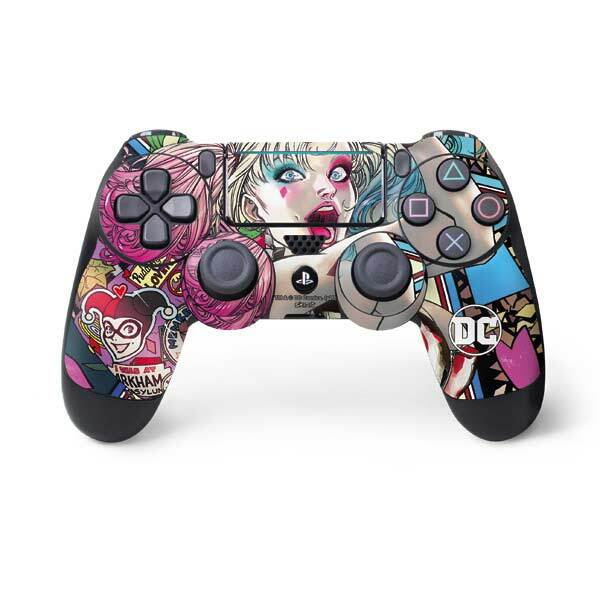 DC Comics Harley Quinn PS4 Pro/Slim Controller Skin - Colorful Harley Quinn
