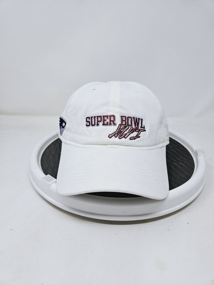 Reebok Superbowl XLVI Adjustable White Hat NFL Used Condition FAST SHIPPING
