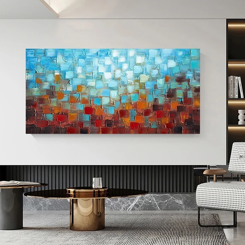 Large Abstract Oil Paintings Handmade On Canvas Modern Artwork Oil Wall Art