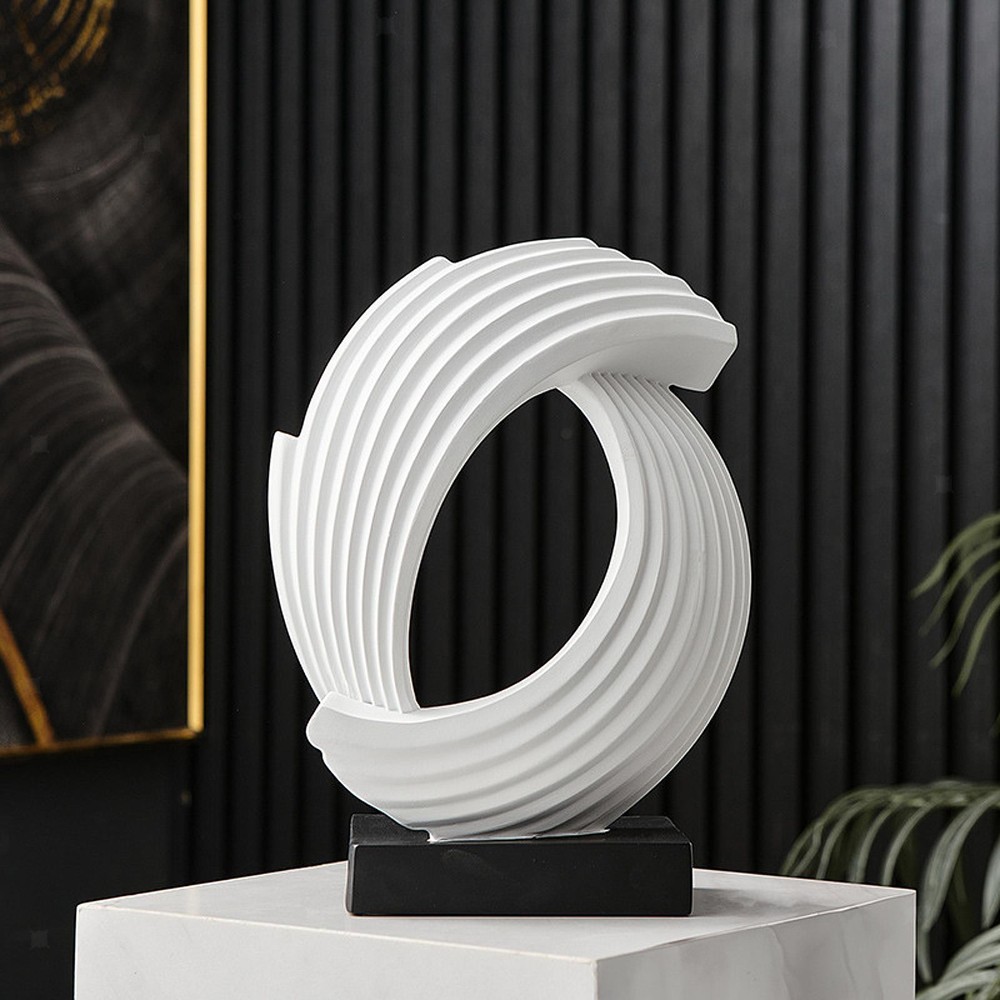 Modern Abstract Desktop Statue Delicate Art Figurine Gift Ornament-image