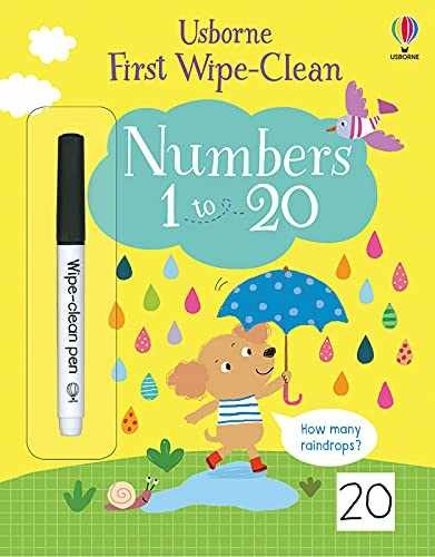 First Wipe-Clean Numbers 1 to - Paperback, by Jessica Greenwell - Acceptable u