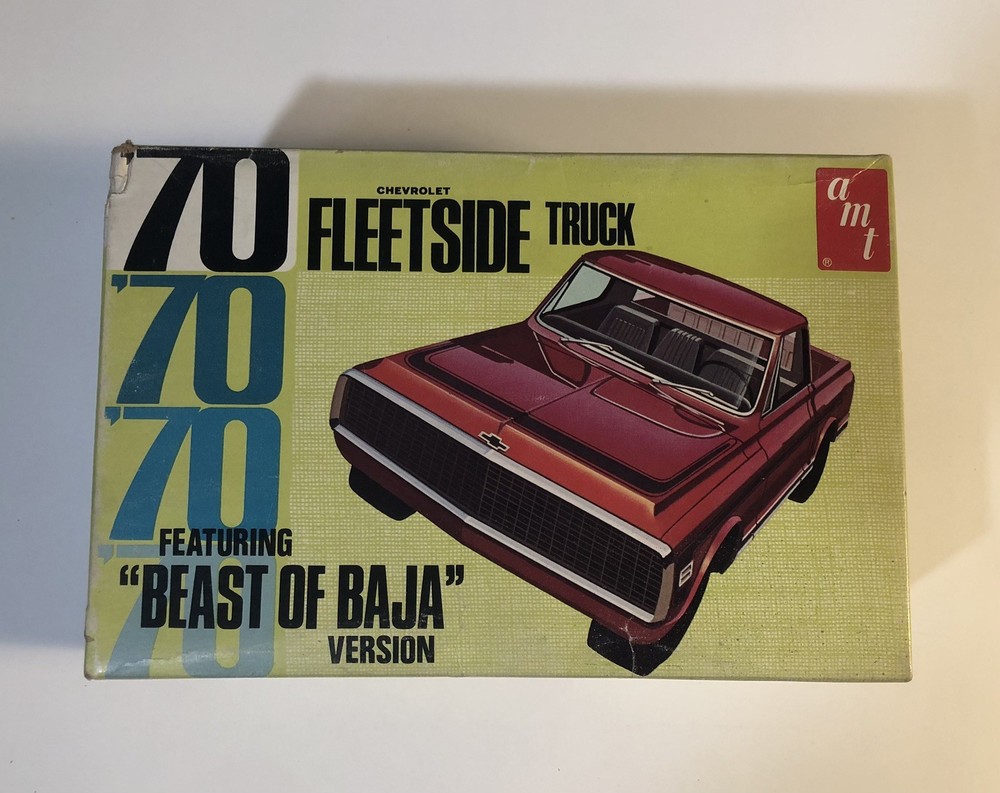 RARE AMT 1960 CHEVROLET FLEETSIDE CHEVY BEAST Of BAJA UNBUILT Model kit Y733