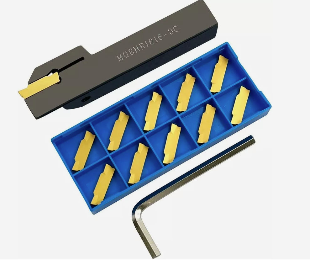 16mm grooving tool holder + 3mm steel blade High quality combination insertion