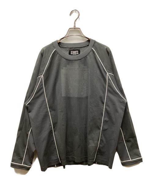 MESH RAGLAN COLOUR LONG SLEEVE T