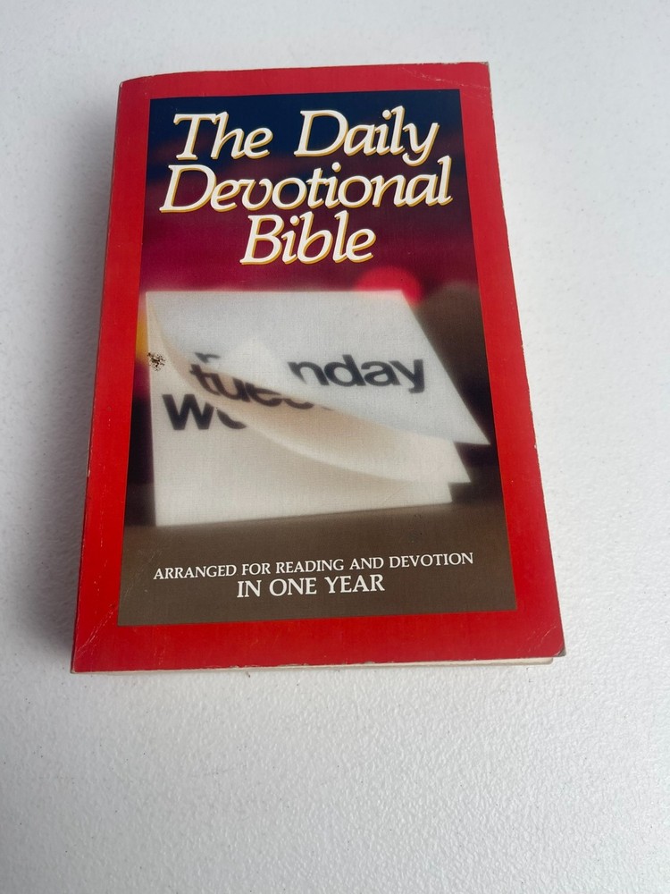 The Daily Devotional Bible VTG 1987 1 year