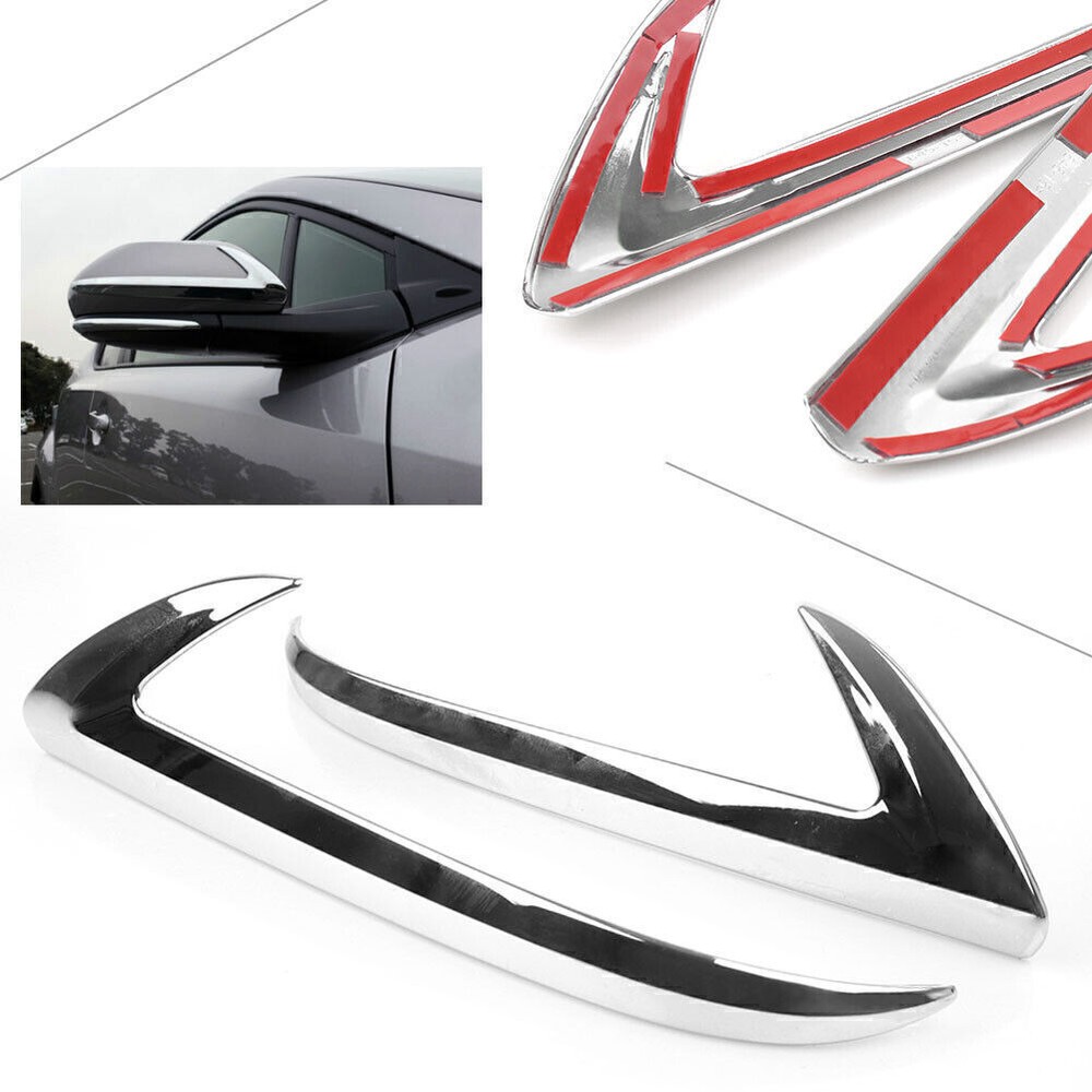 Chrome Side Mirror Cover Trim for Toyota C-HR 2016-2018 Rear View Wing