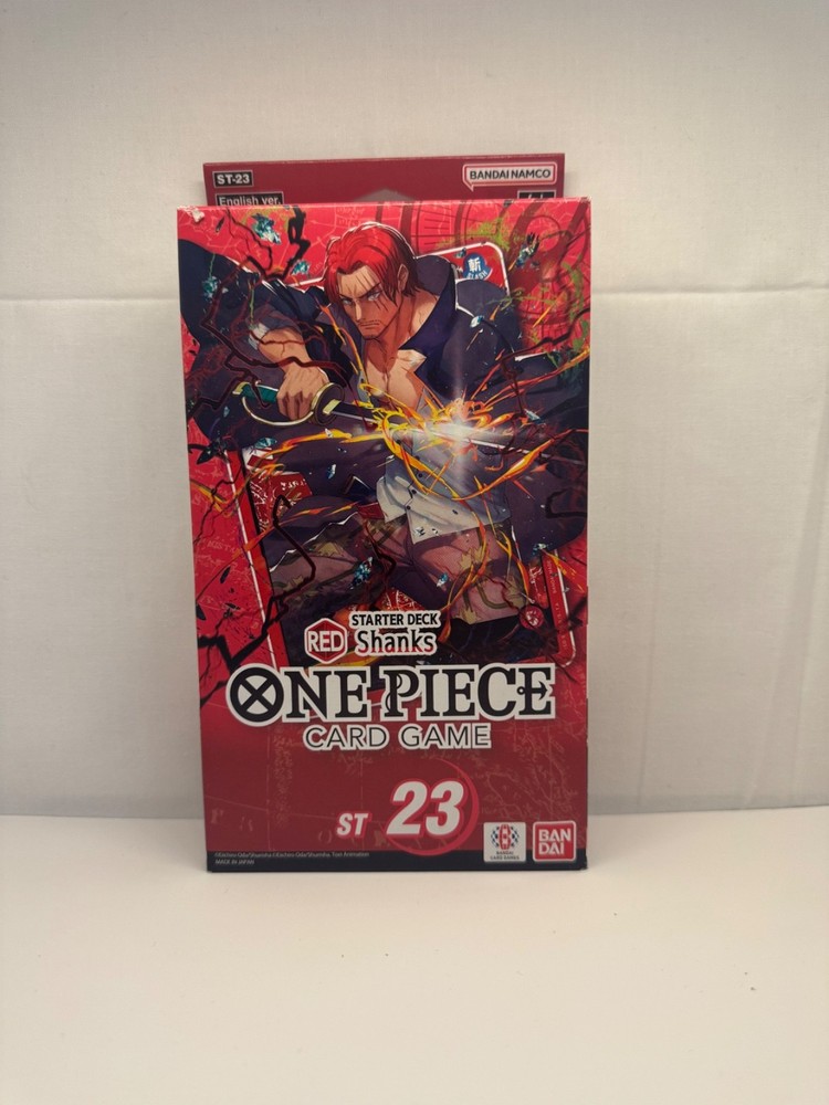 One Piece Card Game ST 23 Red Shanks Starter Deck New Sealed St23 English