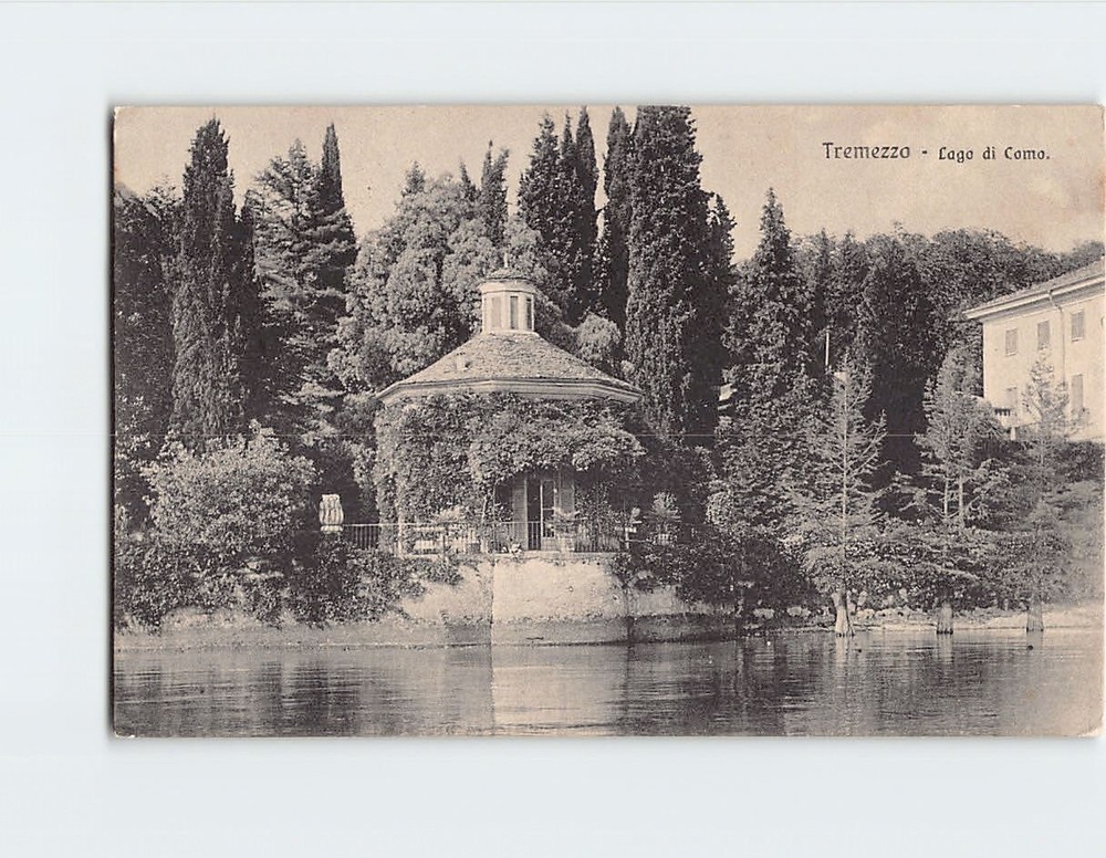 Postcard Lake Como Tremezzo Italy