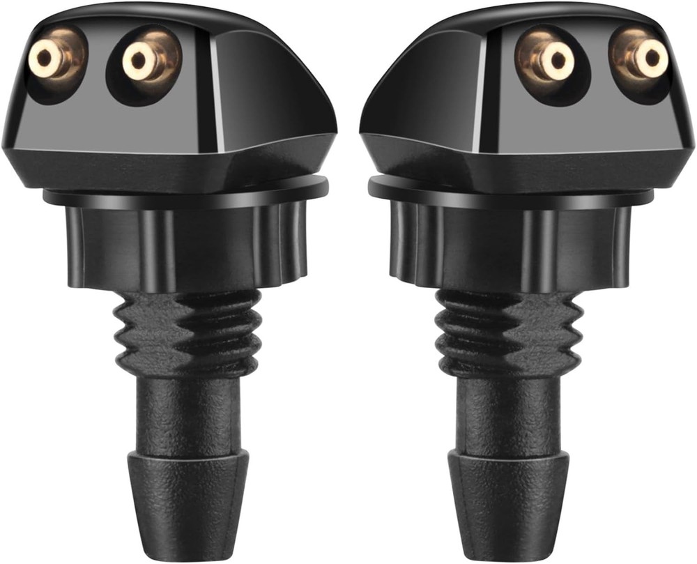 2PCS Front Windshield Washer Nozzles, Windshield Wiper Sprayer Nozzle Jet Kit, F