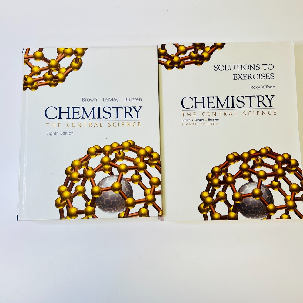 Chemistry: The Central Science Textbook & Solutions Manual HC/PB By Brown, T