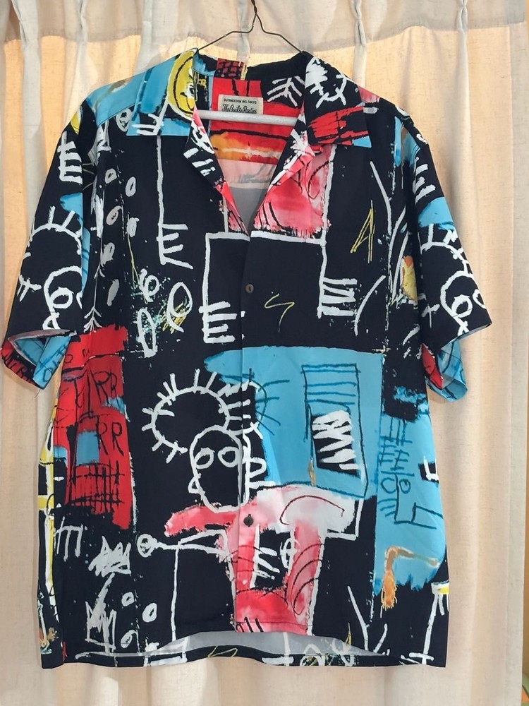 Wacko Maria x Jean-Michel Basquiat Type-1 Hawaiian Shirt Size L
