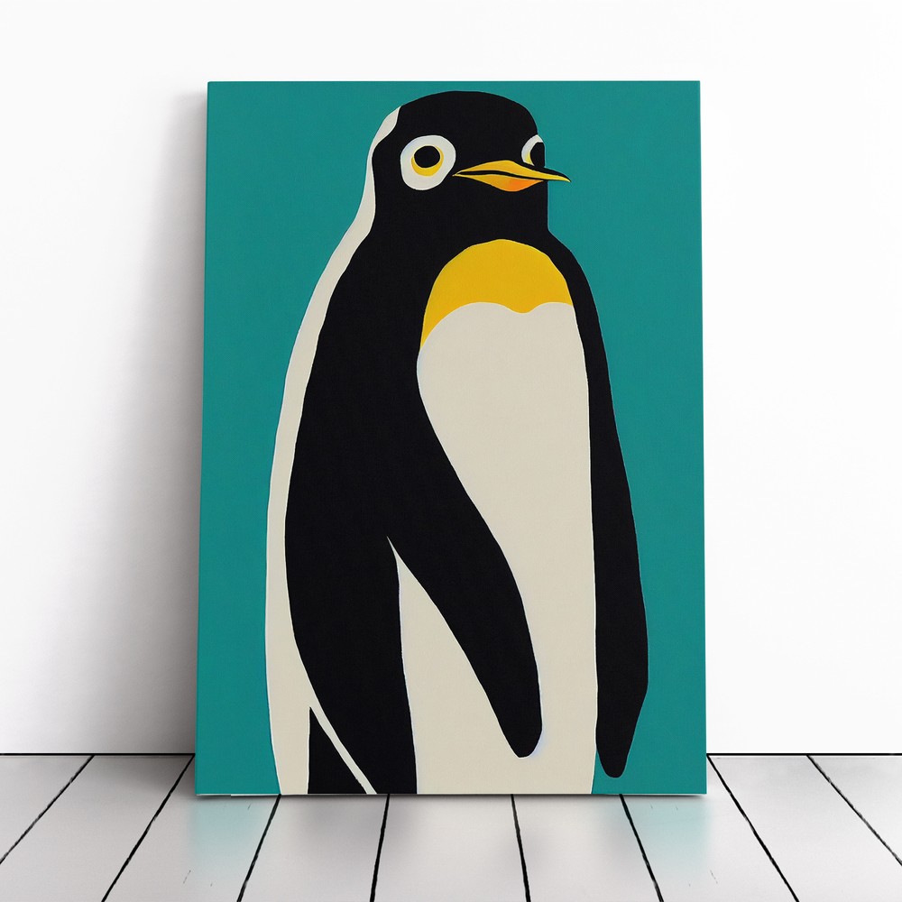 Penguin Pop Art Vol.2 Canvas Wall Art Print Framed Picture Decor Living Room