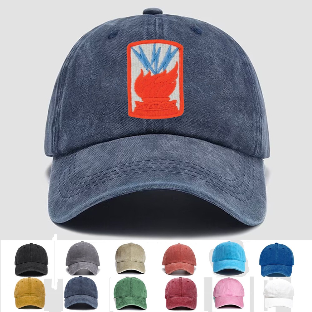 Custom Embroidered Hat 187th Signal Brigade, Veteran Cap, Trucker Hat, Gift Idea
