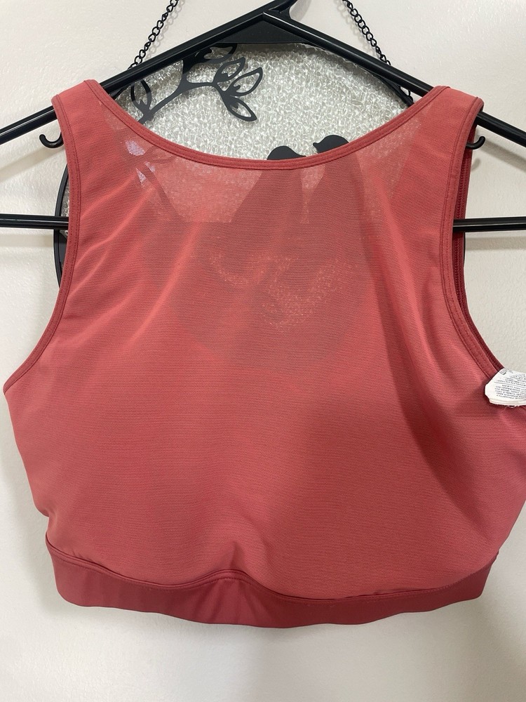 Old Navy Active Powersoft Sports Bra Medium Support Racerback Wireless Pink S