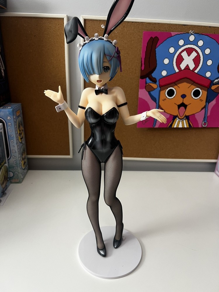 Re:Zero Rem Bunny Ver. 2nd 1/4 Scale Figure FREEing 2021 Authentic (Used)