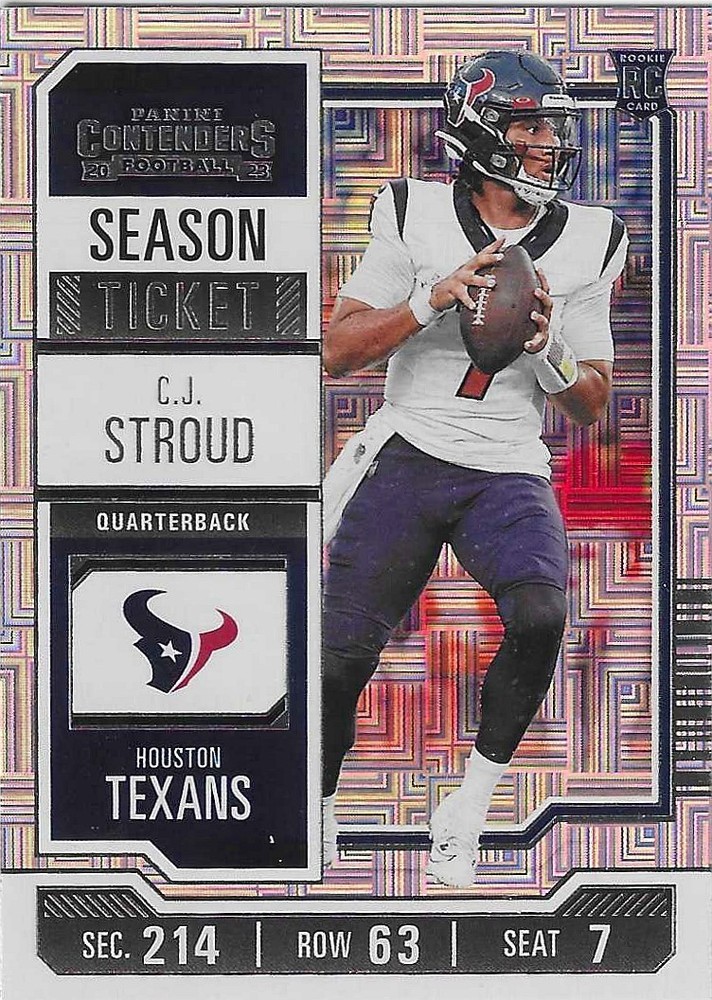 2023 Panini Contenders - Season Ticket C.J. Stroud #40 (RC) Mojo