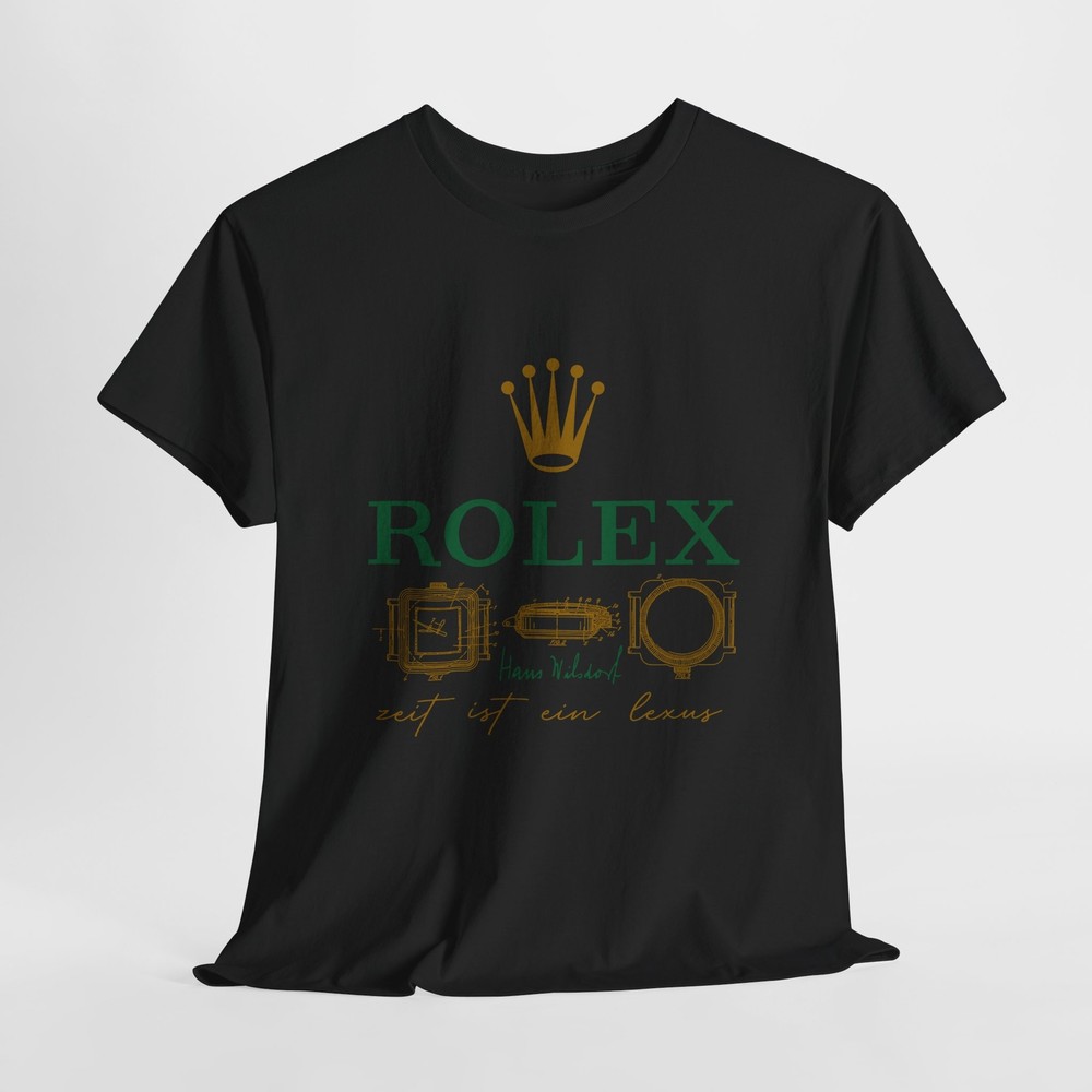 Rolex Zeit Ist Ein Lexus - Unisex Heavy Cotton Tee (German)