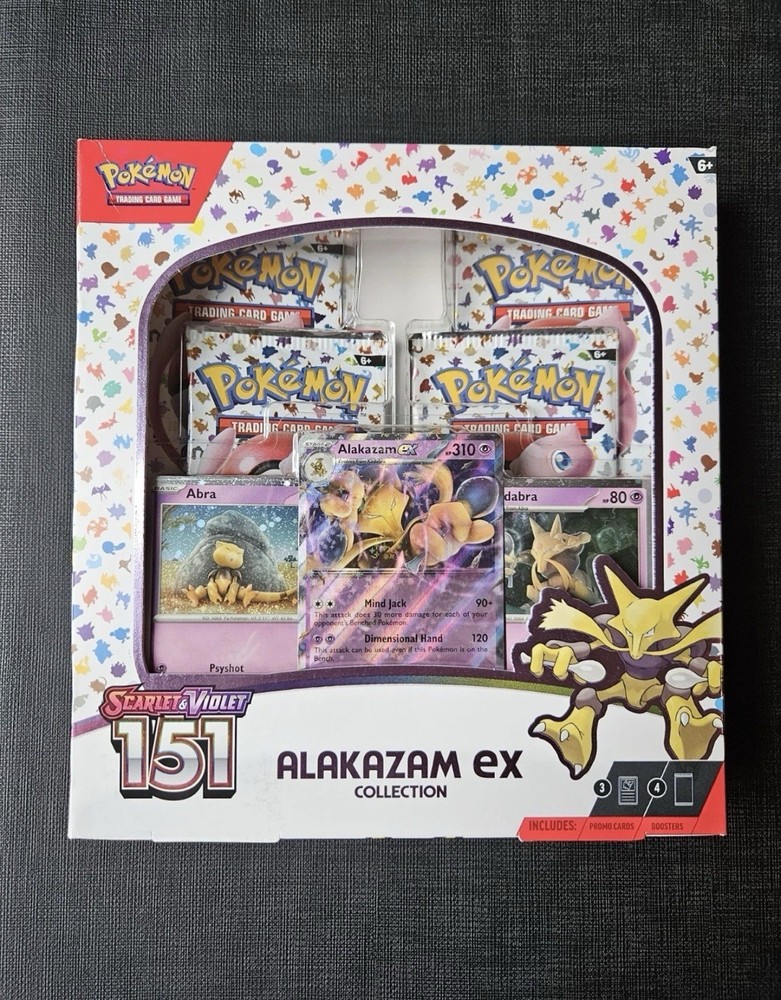 Pokémon TCG: Scarlet & Violet-151 Alakazam ex Collection Box