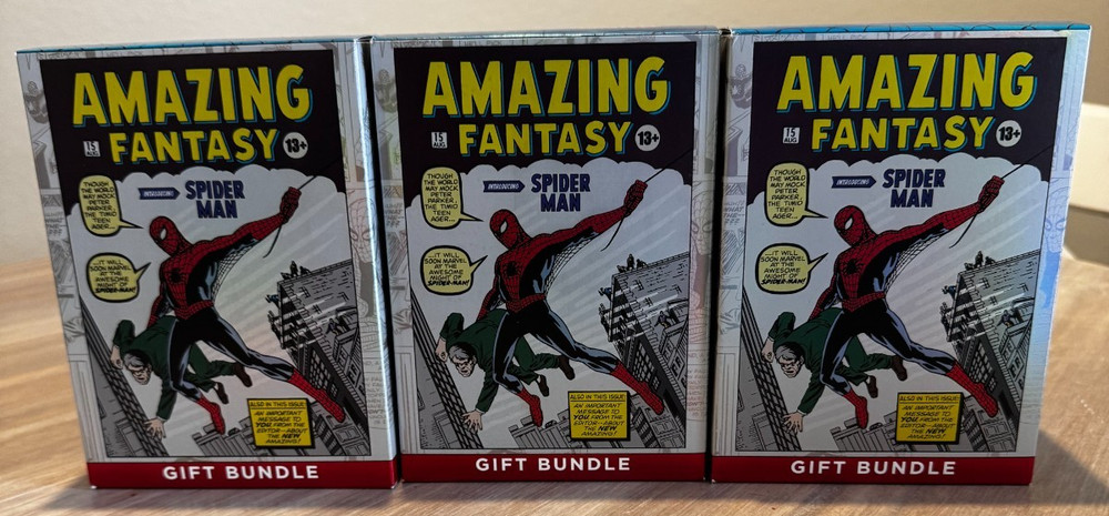 Lot of 3 Magic The Gathering Marvel's Spider-Man Gift Bundle English Sealed New