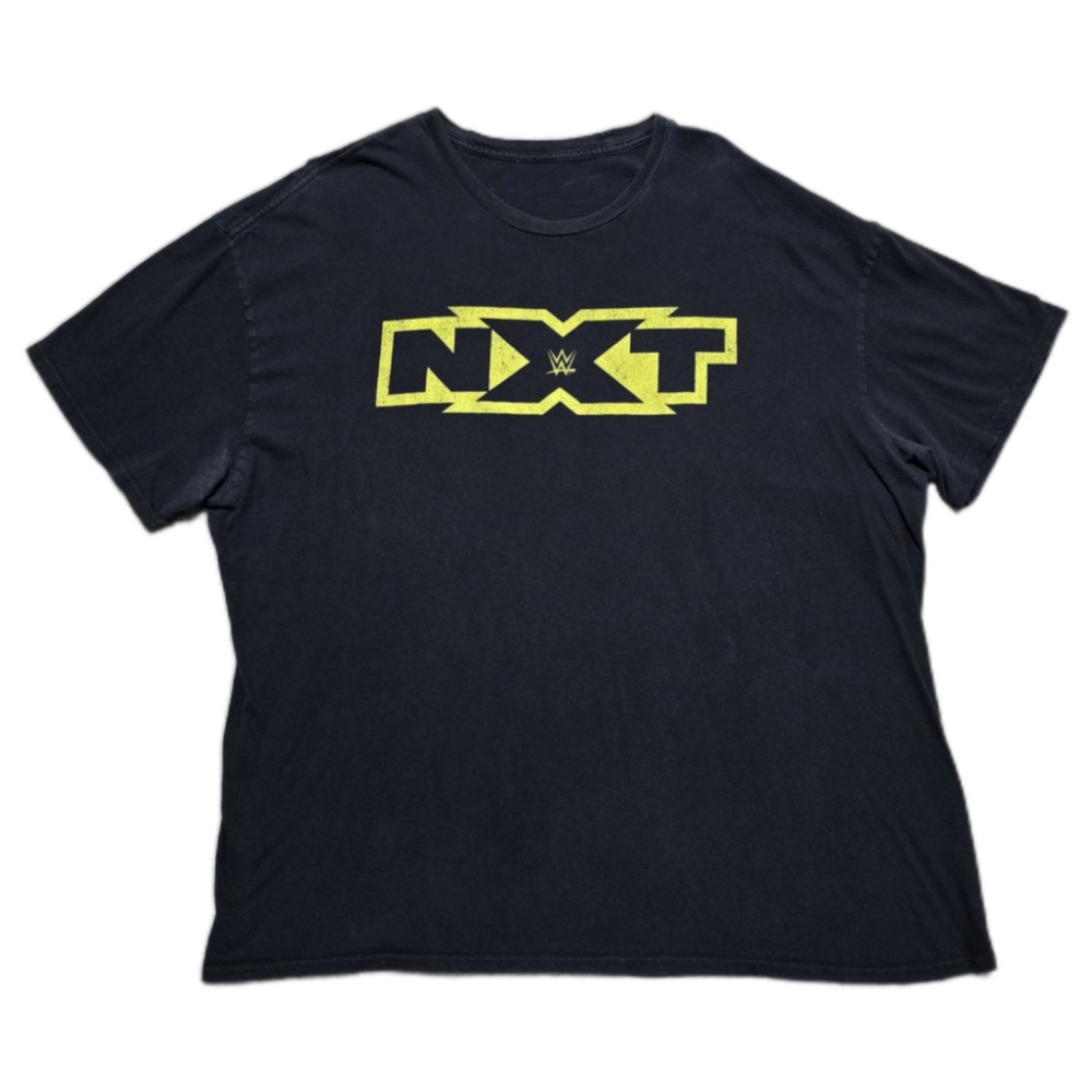 VTG Y2K WWE NXT Promo T Shirt Men’s Size 2XL Black Graphic Tee