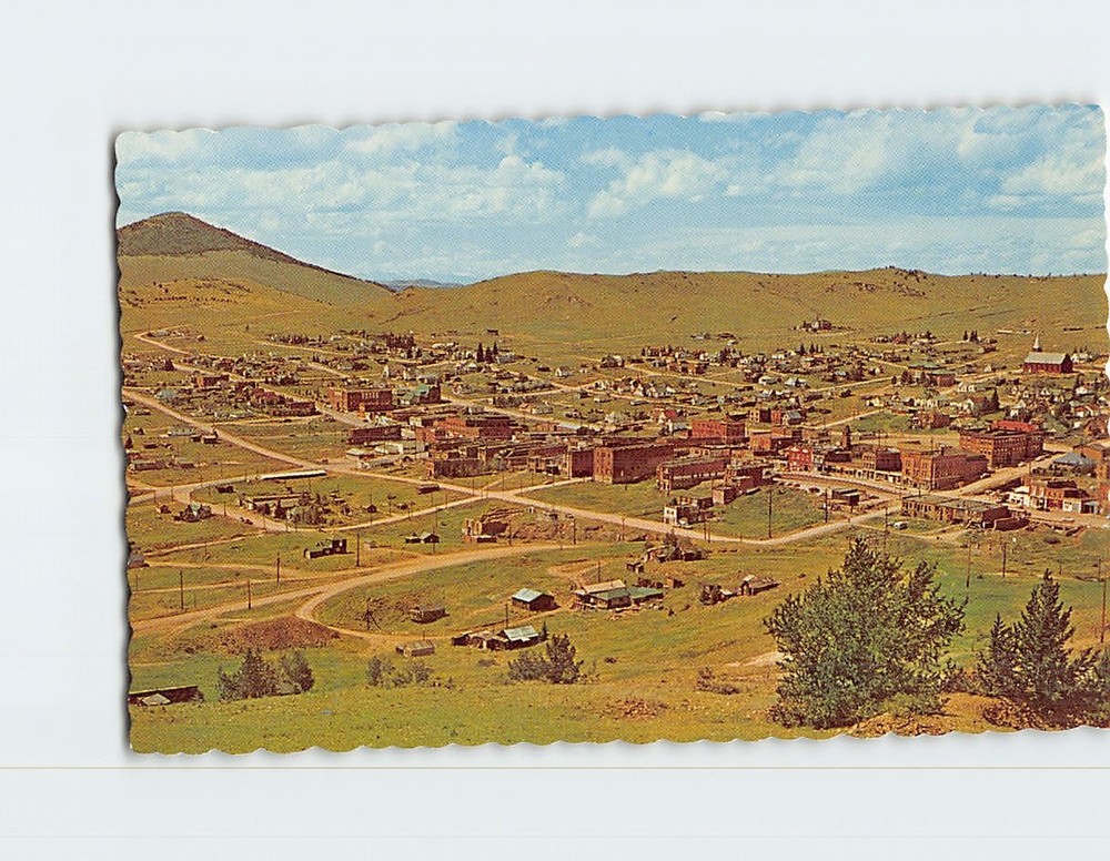 Postcard Panoramic View Cripple Creek Colorado USA