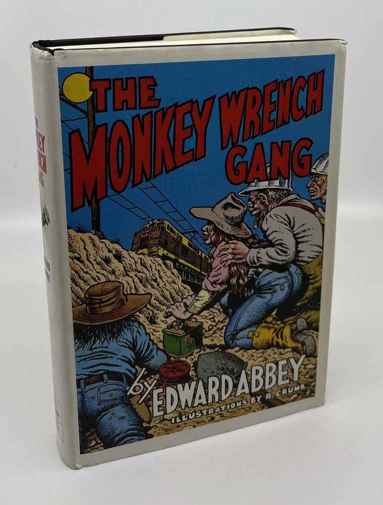 The Monkey Wrench Gang Edward Abbey R Crumb HC/DJ SIGNED by both 1985 NF