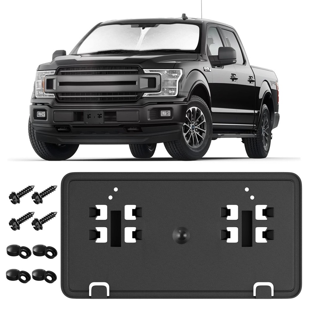 Replace for 2018 2019 2020 Ford F150 Front License Plate Bracket Frame Holder...