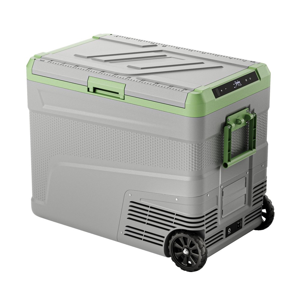 12 Volt Refrigerator Portable Fridge - 58 Quart Electric Cooler Big Zone with...