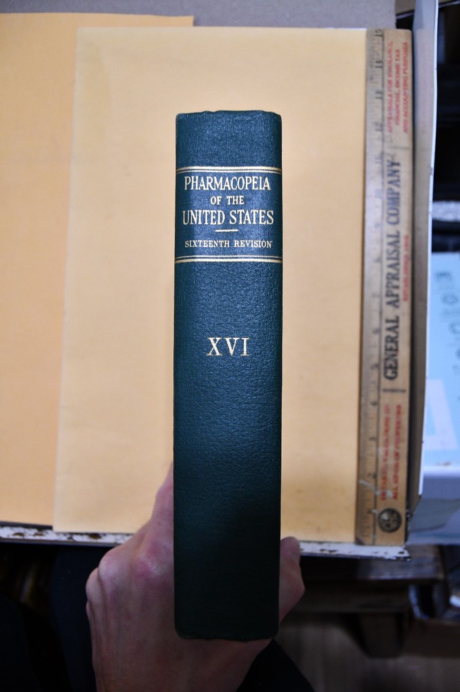 1960 The Pharmacopeia of the United States of America Sixteenth Revision USP XVI