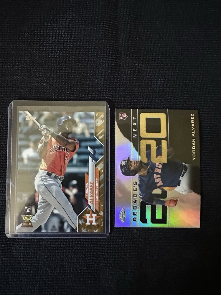 MLB Houston Astros Yordan Alvarez Lot Of 2