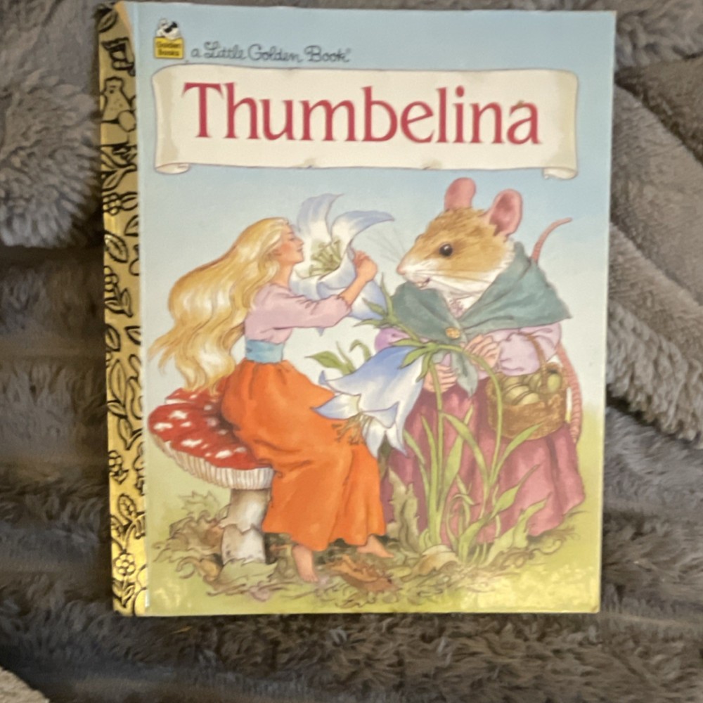 Golden Books Thumbelina by Hans Christian Andersen, Jan Palmer, Hardcover
