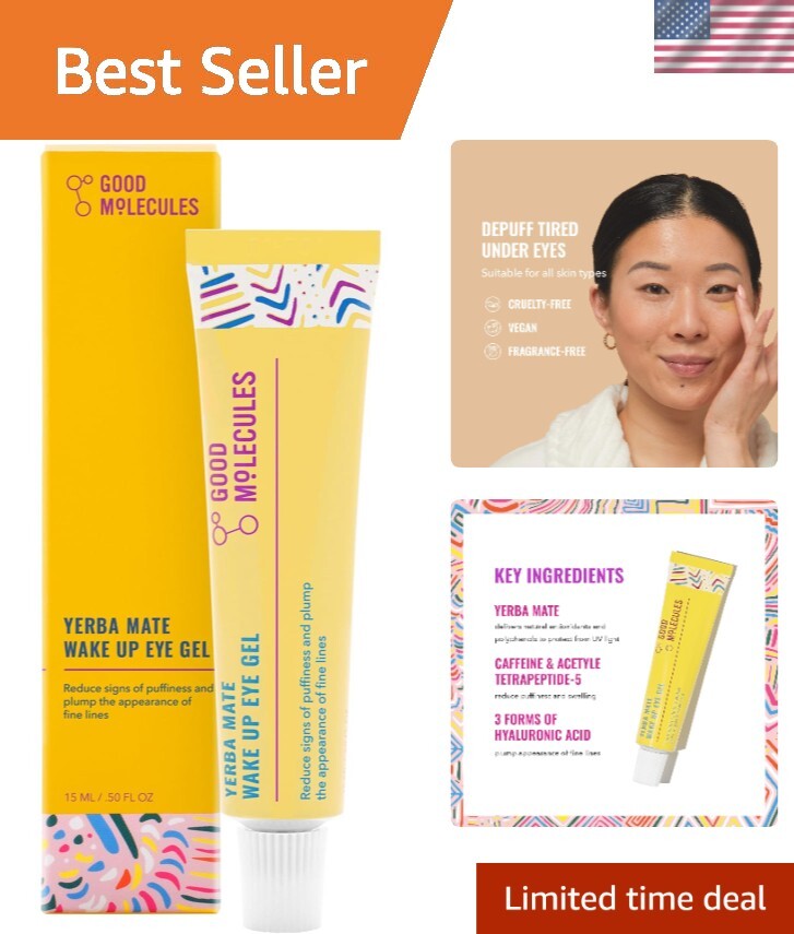 Gentle Hydrating Eye Gel for All Skin Types - Targets Puffiness & Fine Lines