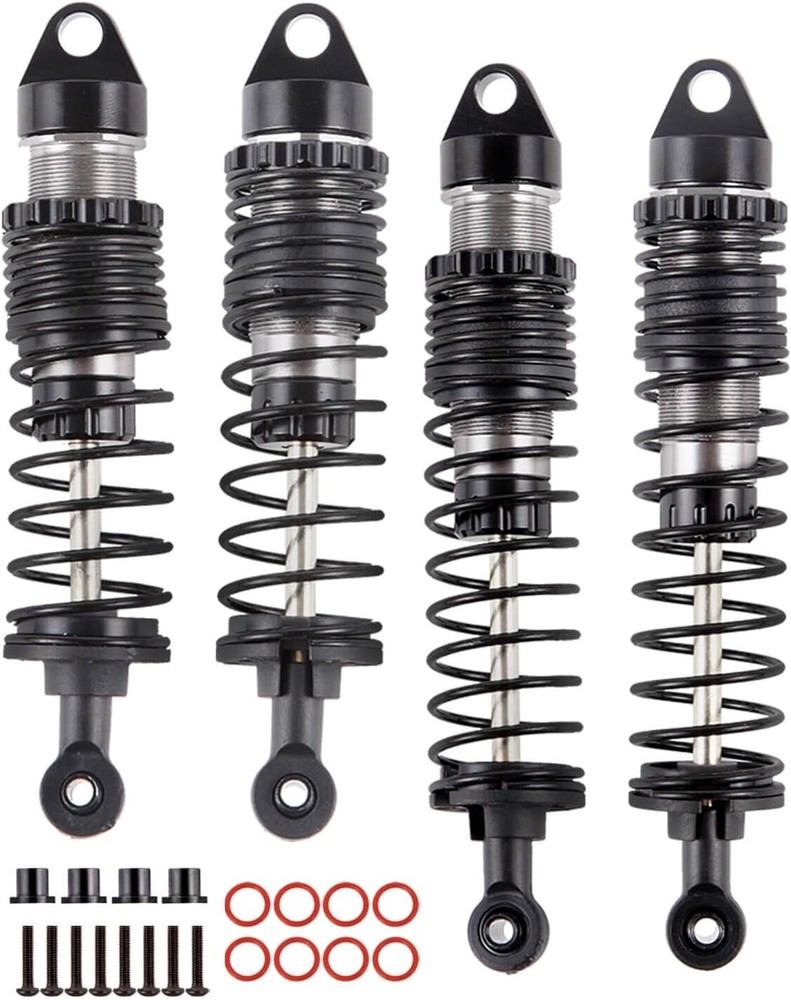 Full Aluminum Big Bore RC Shocks Absorber Damper Upgrades Part for 1/10 Slash