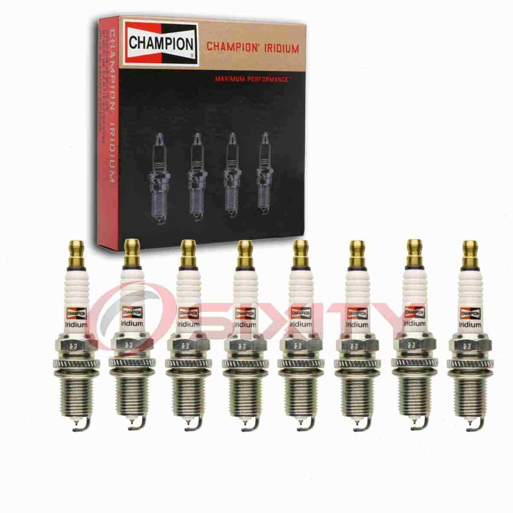 8 pc Champion Iridium Spark Plugs for 1994-2003 Bentley Continental 6.8L V8 vl